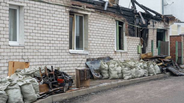 Professional Fire Damage Removal technician working in Washington, WA